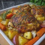 Greek Lemon Chicken with Root Veggies