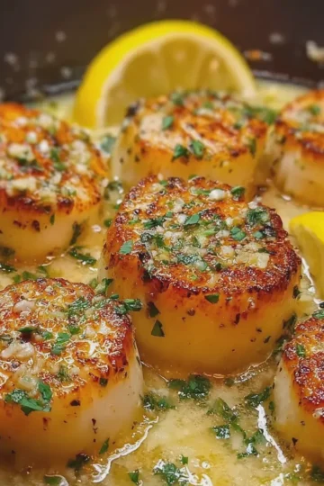 Lemon Garlic Butter Scallops