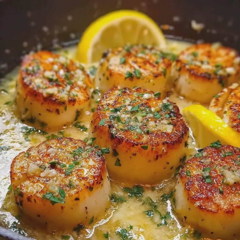 Lemon Garlic Butter Scallops