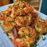 Garlic Parmesan Crusted Shrimp