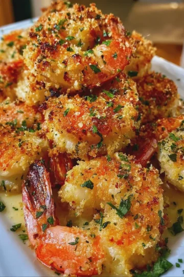 Garlic Parmesan Crusted Shrimp