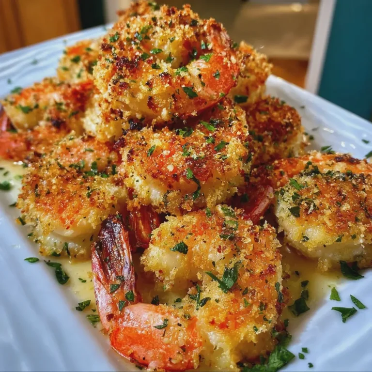 Garlic Parmesan Crusted Shrimp