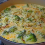 Broccoli Cheddar Lasagna Soup