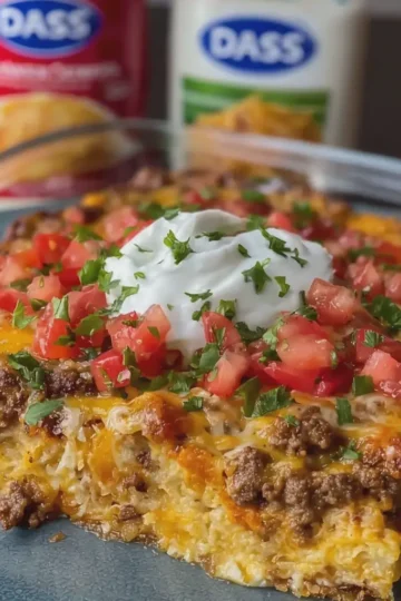 Cheesy Loaded Taco Casserole
