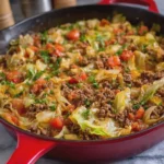 Cabbage and Ground Beef Skillet Easy Weeknight Comfort Food