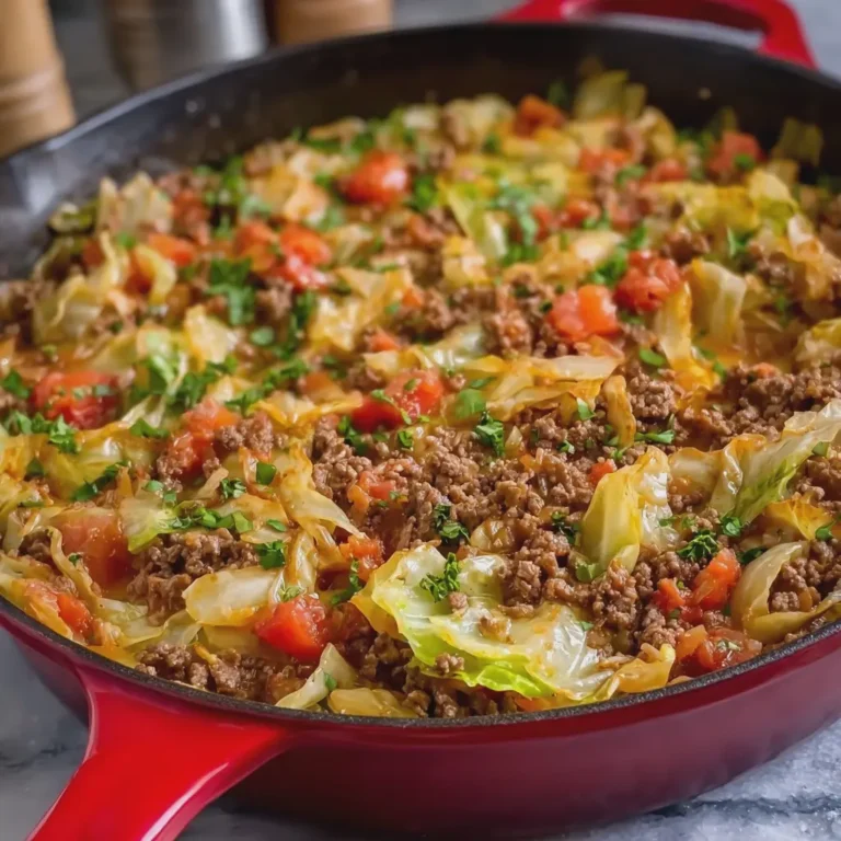 Cabbage and Ground Beef Skillet Easy Weeknight Comfort Food