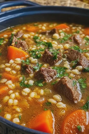 Beef and Barley Soup