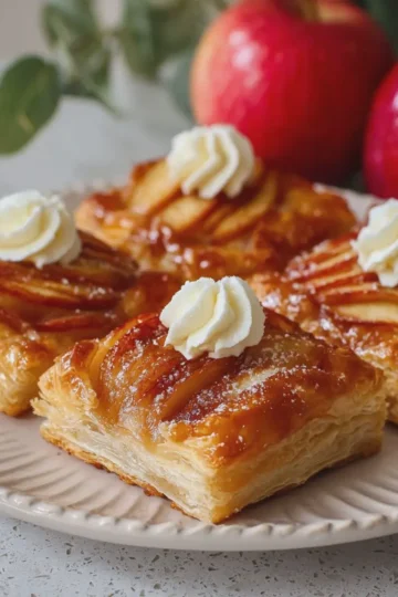 Upside Down Puff Pastry Tarts with Envy Apples