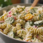 Creamy Dill Pickle Pasta Salad