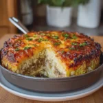 Cauliflower Casserole with Minced Meat and Rice