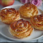Puff Pastry Apple Roses