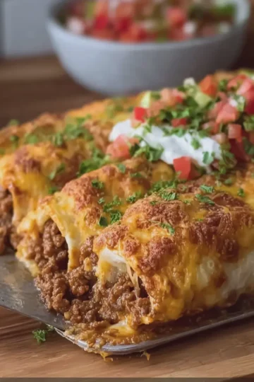 Cheesy Beef Taco Roll-Ups