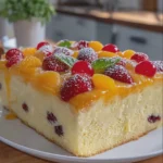 Crema de Fruta Custard Cake