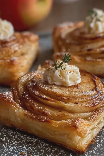 Puff Pastry Apple Tartlets