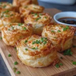 Flaky Creamy Crab Rangoon Pastry Rolls