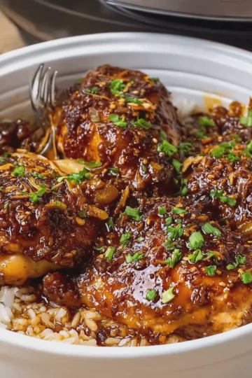 Slow Cooker Honey Garlic Chicken
