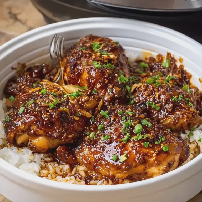 Slow Cooker Honey Garlic Chicken