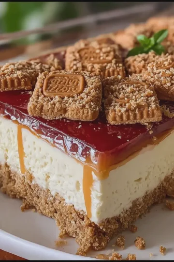 No-Bake Lotus Cheesecake