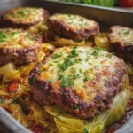 Cheesy Beef and Cabbage Steaks