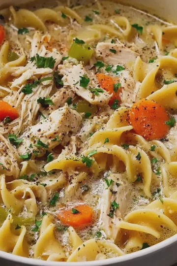 Creamy Chicken Noodle Soup