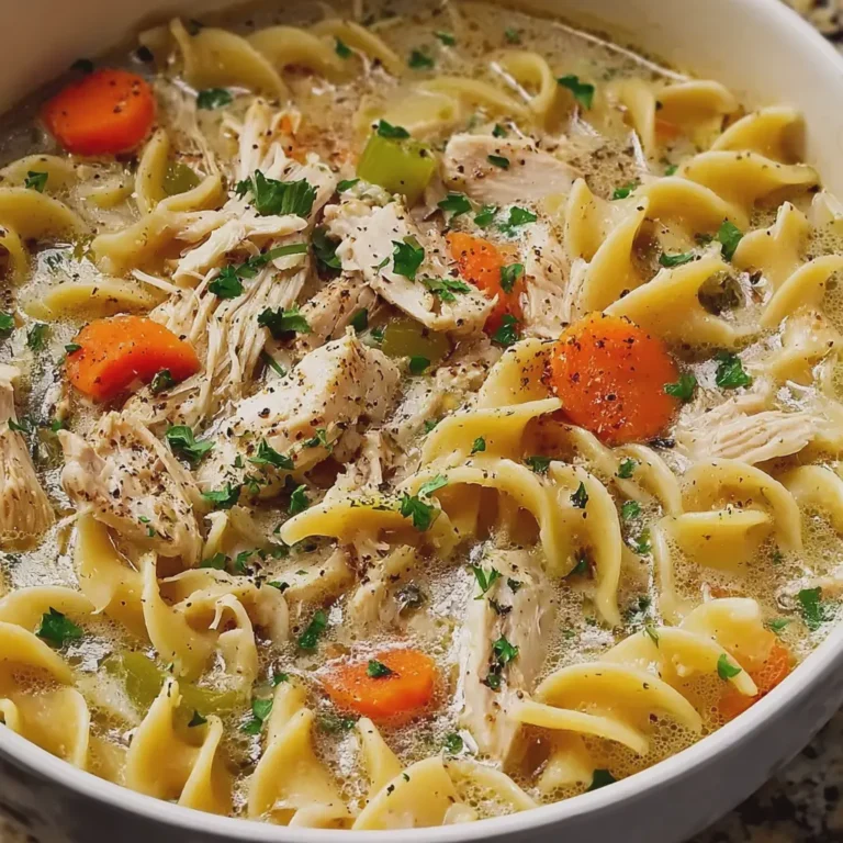 Creamy Chicken Noodle Soup