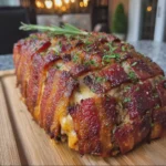 Turkey Bacon Wrapped Meatloaf