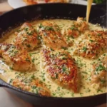 Creamy Garlic Parmesan Chicken Skillet