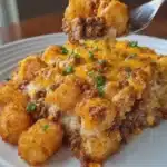 Sloppy Joe Tater Tot Casserole