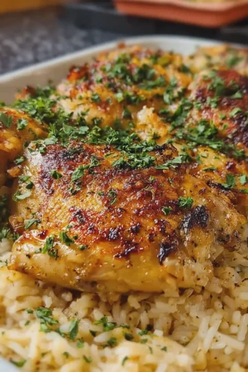 Forgotten Chicken and Rice
