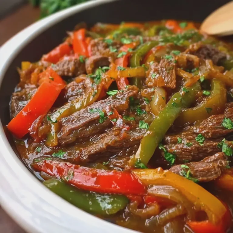 Slow Cooker Pepper Steak