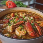 Southern Seafood Gumbo with Crab and Shrimp
