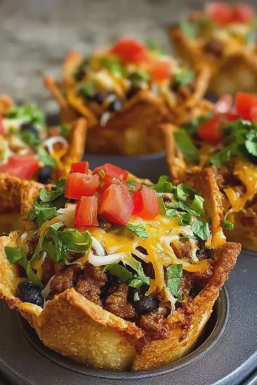 Easy Taco Cups