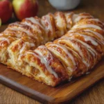 Decadent Apple Kringle with Vanilla Drizzle