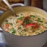 Creamy Crab Soup with Old Bay and Butter