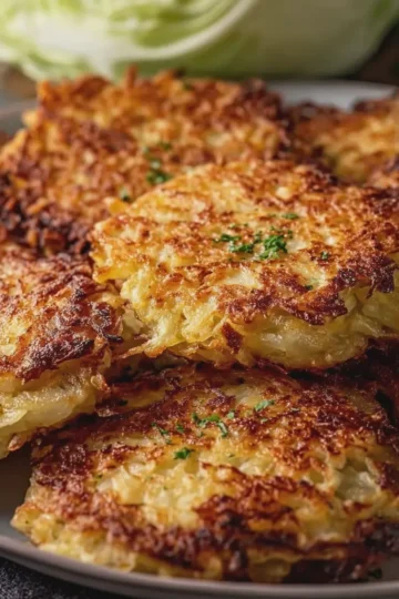 Crispy Golden Cabbage Patties
