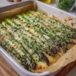 Cheesy Baked Asparagus Goodness
