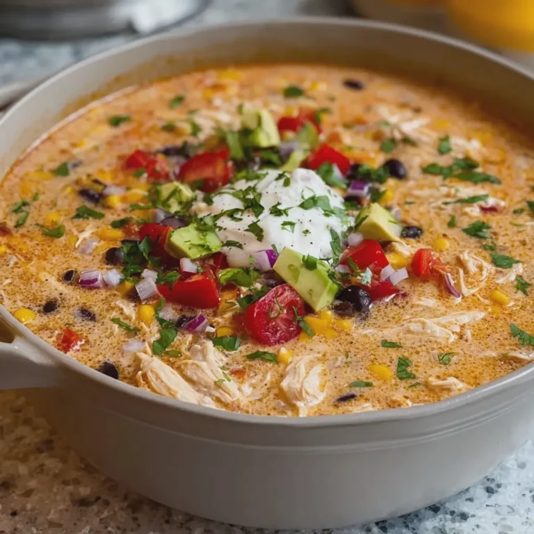 Creamy Chicken Taco Soup