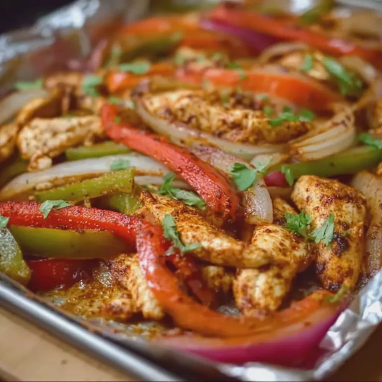 Sheet Pan Chicken Fajitas