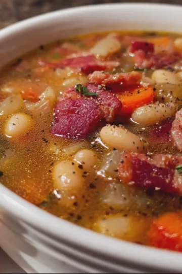 Bean with Turkey Bacon Soup