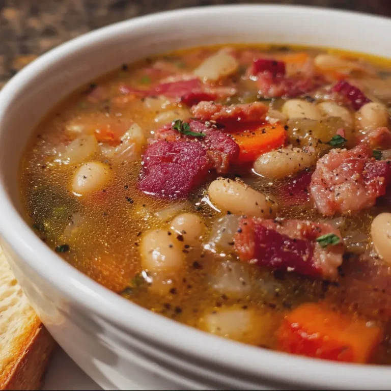 Bean with Turkey Bacon Soup