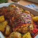 Honey Garlic Chicken and Potatoes