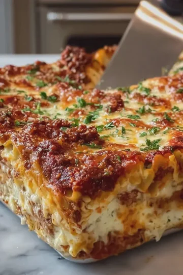 Classic Deep-Dish Meat Lasagna
