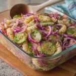 Quick Pickled Cucumber and Red Onion Salad