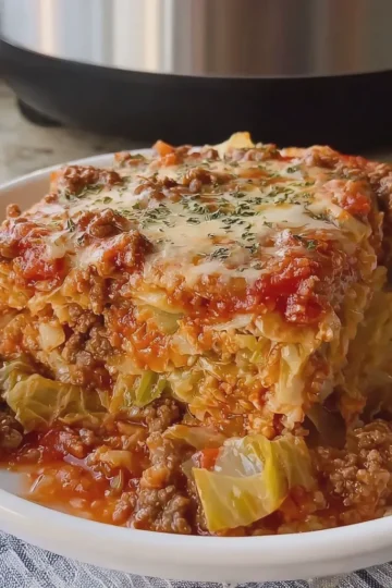 Crockpot Cabbage Roll Casserole Easy Comfort Food Recipe