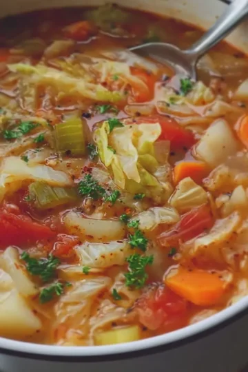 Cabbage Soup with Vegetables