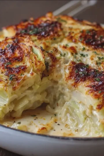 Creamy Melting Cabbage Bake