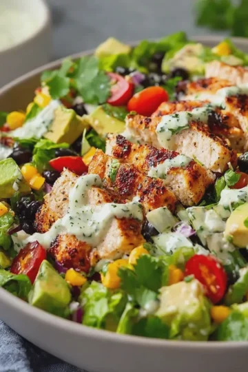 Creamy Southwest Chicken Salad