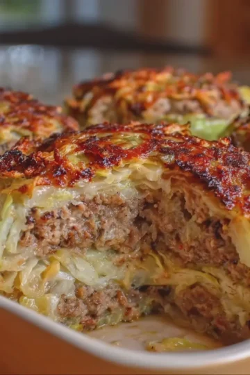 Oven-Baked Cabbage Burgers