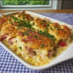 Creamy Chicken and Chicken Ham Casserole
