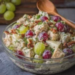 Creamy Chicken Apple and Grape Salad